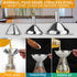 Metal Stainless Steel Funnel Set of 3, Large Medium Small Food Grade Mini Funnels for Kitchen Use with 2 Brushes YLYL