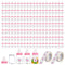 144 Pcs Mini Baby Shower Milk Bottles Favors for Baby Shower White