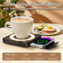 15W 3 Settings 8H Coffee Mug Warmer, Smart Mug Warmer, Wireless Phone Charging, Heat Temperature Controlled, Auto Off