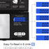 Fuzion Digital Pocket Scale - 200g/0.01g Mini Scale for Food, Jewelry, Precision with Tare and LCD