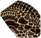 3dRose Giraffe Coat Soft Coasters, Set of 8