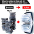 CD Case: 40 Capacity Hard Plastic DVD Disc Holders Storage Binder for Car, Home, Office, Travel (Dark Blue)