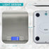 Food Scale, 11lb Kitchen Scale with 6 Units, Tare Function & LCD Display, Stainless Steel Digital Scale for Cooking
