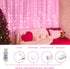 200 6.5ft 6.5ft suddus Curtain Lights for Bedroom, Led x Hanging String Lights Outdoor, Fairy Curtain Lights