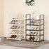 Vockot 10-Tier Closet Tall Shoe Rack,Large Sturdy Shoe Shelf Organizer, Non-Woven Fabric Narrow Free Standing Shoe