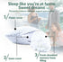 QUTOOL Small Travel Pillows for Sleeping, Cooling Memory Foam Camping Pillow, Portable with Travel Storage Bag