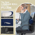coceyese Short-11*4.3'') Lumbar Roll Pillow for Lower Back, Lumbar Support Foam Roll Cushion with Pillowcase