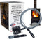 Pellet Stove & Dryer Vent Cleaner Kit 3 inch Head and 10