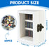 WAIZHIUA 60pcs Anxiety Bookshelf Mini Book Shelfs Ornament Miniature Bookshelf Decor Shake Away Your Anxiety Miniature