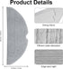 5 Pcs Washable Mop Pads for Roborock S8 Pro Ultra Robot Vacuum Replacement Accessories Reusable Mopping Pad