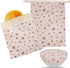 Tirphy 3 Pack Reusable Bread Bags and Bowl Cover Set, Beeswax Bread