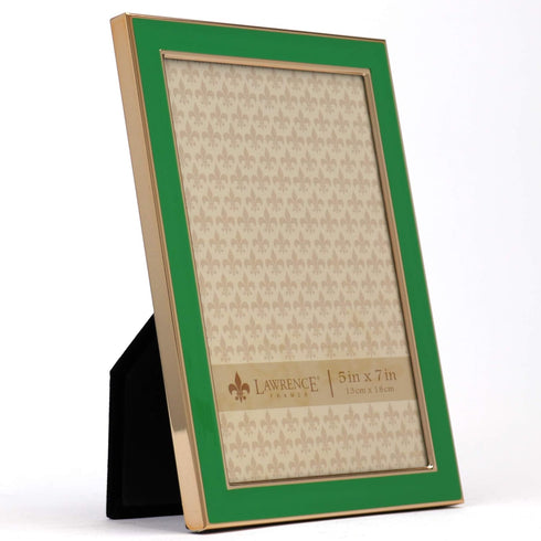 Lawrence Frames Green Metal Frame, Polished Enamel, 5x7