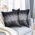 Juya Delight Throw Pillow Case, Set of 2 Sparkly Cushion Covers for Couch Sofa Home Decorative, 18x18 inches, Black