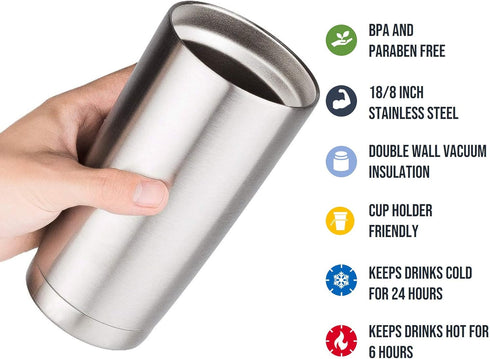 KLUBI Science Gifts for Adults, I Periodically Need Caffeine Tumbler 20oz, Funny Gift for Teachers and Science Lovers