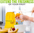 13.8 11 Inch Banana Bag To Keep Bananas Fresh Longer - x Reusable Banana Keeper for Freshness with Aluminium Foil