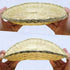BB HOME, ZHONGER BHO Hand Weave Bamboo Paper Plate Holder, 10in Set of 4 for Picnic & Daily Dining