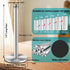 DAWNER Freestanding Paper Towel Holder Countertop, Stainless Steel Dispenser with Weighted Base for Standard Rolls