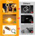20 8 Pack VOOKRY Wine Bottle Lights with Cork, LED Battery Operated Cork Fairy String Lights Waterproof Mini Copper