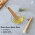 Angel s Peel Lounge Basting Brush, Wooden Handle Oil Brush for Cooking, Baking, BBQ Sauce, 2 Pcs
