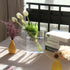 BuyCard Clear Acrylic Book Vase for Flowers, Transparent Flower Vase for Home Decor, Simplicity Bookshelf Decor, Unique