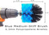 2-Pack Cone Drill Powered Brush Attachment for Cleaning Bathrooms, Kitchens, Showers, Grout, and Auto Detailing
