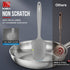 Walfos 7pcs Silicone Spatula Set - 600? Heat Resistant Scraper Spatulas with Stainless Steel Core, Gray