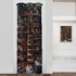 WUMINMIN Christmas Bookshelf Door Curtain for Doorway, Fantasy Library Books Room Darkening Curtain