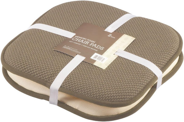 GoodGram 2 Pack Non Slip Ultra Soft Chenille Premium Comfort Memory Foam