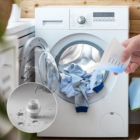 PEUTIER 2pcs 125ml Laundry Measuring Cup, Silicone Laundry Detergent Measuring Cup Reusable Liquid Measuring Cups, No
