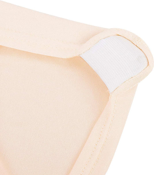 bricia 6 PCS Blush Pink Stretch Spandex Folding Chair Slipcovers, Dining Room Chair Covers Stretch Chair Slipcovers