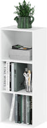 Furinno LUDER Book Shelf, 3-Cube Bookshelf, Bookcase with Open Shelves, 9.3 x