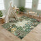 GarveeHome 4x6 Washable Area Rug for Kids Room, Jungle Animal Soft Bedroom