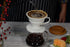 Fine Ceramic Pour Over Coffee Maker, V60#2 Cone Filter, Makes 1-4 Cups with Water Dripping Tray