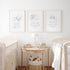 Joocrise Set 3 12x16 Inch Nursery Scripture Wall Art of Nursery Bible Verse Wall Decor Baby Christian Canvas Art
