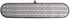 DII Double Strip Chef Kitchen Cooking & Baking Collection, Double Oven Mitt, 35x7.5, Mineral Gray