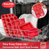Walfos Silicone Muffin Top Pan Set, Non-Stick Whoopie Pie Baking Pans, Food Grade, Set of 2, Dishwasher Safe