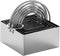Square Biscuit Cutter with Handle - 5 Pieces/Set Stainless Steel Nesting Cookie Cutters for Easy Storage