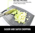 Extra Large Plastic Cutting Board, 16" Non-Slip for Meat, Thicker Kitchen Chopping Board, BPA Free