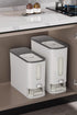 12 Lbs,Large IEEK Rice Dispenser Cereal Dry Food Storage Containers Rice Storage Container Sealed Moisture Proof