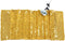 JYFLZQ Gold Sequin Table Runner 12"x108", Glitter Sequin Fabric for Wedding & Birthday Party Decor