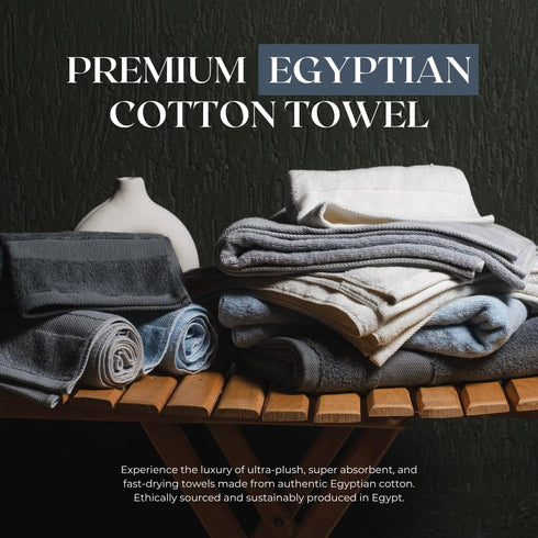 Lux Thread Set 3 100% 600 1 1 1 Set Egyptian Cotton Towel - Piece | Ultra Soft GSM Towels | Bath, Hand, Washcloth |