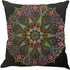 Set 4 18 18 Jartinle of Retro Red Floral Mandala Compass Medallion Bohemian Pillow Covers Boho Decor Hippie Ethnic