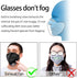 Bwinmak Fashion Wearable Air Purifier USB Exhaust Fan for Masks, Cooking, Training, Outdoor Sports - Black