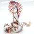Snake/Cobra Miniature Figurines, Hand Blown Glass Art Collectible Gift for Home Decor (Multi-Red)