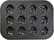 Mini Dog Cat Paw Print Baking Pan, 12 Cup Nonstick Madeleine Mold for Frozen Treats, Muffins, and Ice Cubes