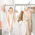 HOUSE DAY Space Saving Hangers, 20 Pack Heavy Duty Hanger Organizer, Closet Space Saver