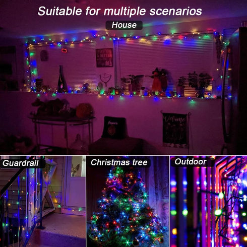 Battery Remote Control Fairy Lights, 100 LED Clear Mini String Lights for Party Wedding Indoor Outdoor Decoration
