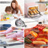 KT THERMO Deep Fry Thermometer with Instant Read, 12" Stainless Steel Meat Cooking Thermometer (2-Pack)