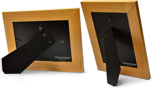Family Where Life Begins And Love Never Ends - Engraved Natural Wood Photo Frame, Fits 5x7 Horizontal Portrait