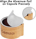GEESTA Reusable Aluminum Foil Seals Kit, Compatible with Nespresso Vertuoline Capsules